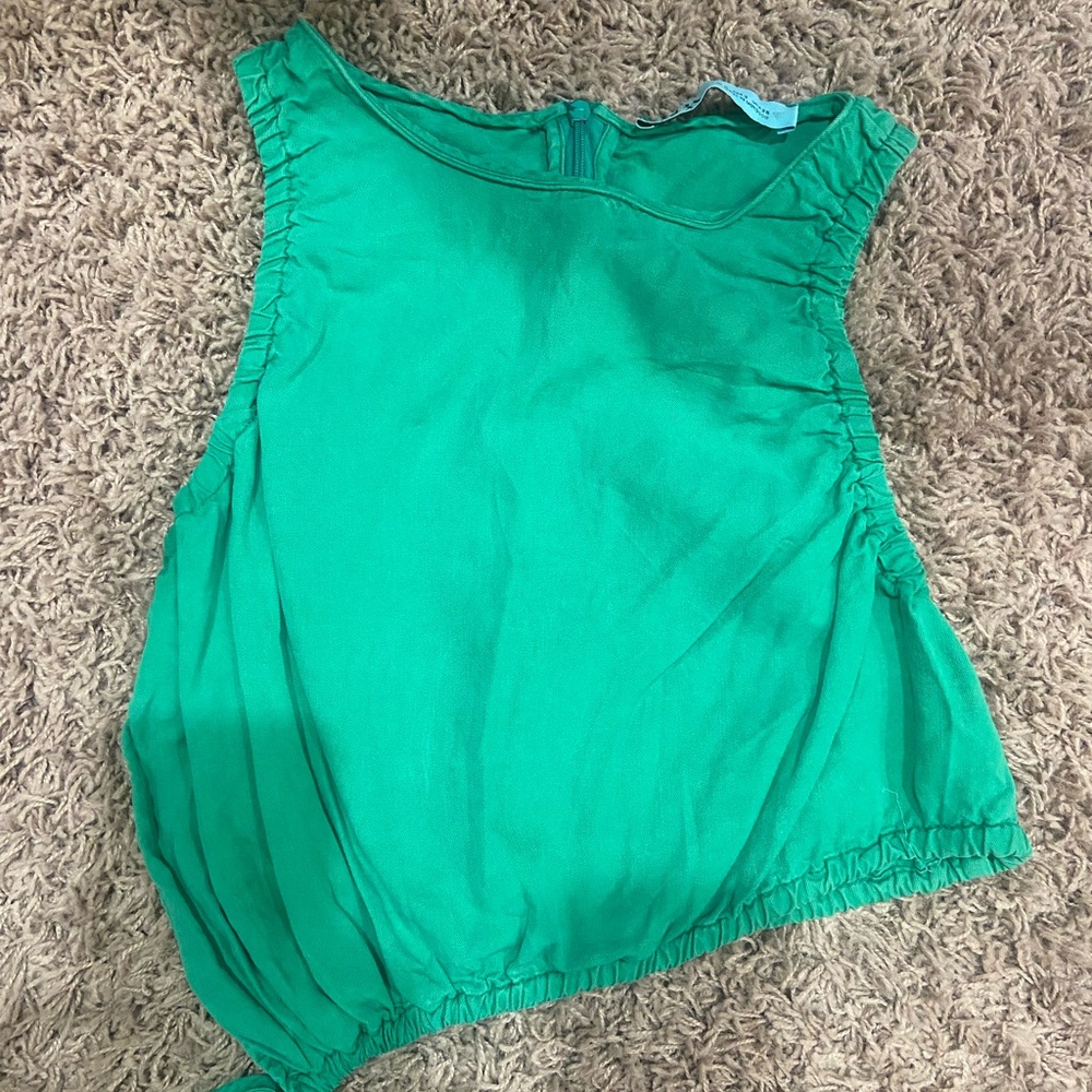 Zara asymmetrical crop top